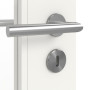 Detailansicht der Oberfläche von JELD-WEN Innentür Contour 3FG Brillantweiß ähnlich RAL 9016 ExpertLack mit Lichtausschnitt LA-3G