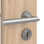 Detailansicht der Oberfläche von WESTAG Innentür Eiche Eleganzia Ei 342 PortaLit CPL mit Lichtausschnitt LA-18-21,5