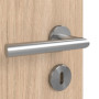 Detailansicht der Oberfläche von WESTAG Innentür Eiche Eleganzia Ei 342 PortaLit CPL mit Lichtausschnitt LA-3