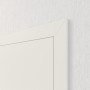 Detailansicht der Tür von Innentür-Set Weißlack RAL 9016 LA-40 reverse mit Zarge und Drücker
