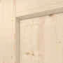 Detailansicht der Fräsung von Typ 6002-03 Fichte Massivholz Innentür - Radex