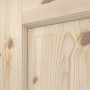 Detailansicht der Fräsung von Typ 6002-04-LA2 Kiefer Massivholz Innentür - Radex