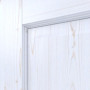 Detailansicht der Fräsung von Typ 6002-04-SP6 Fichte weiß pigmentiert Massivholz Innentür - Radex