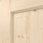 Detailansicht der Fräsung von Typ 6002-B-LA SPR 62 Fichte Massivholz Innentür - Radex