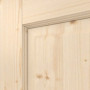 Detailansicht der Fräsung von Typ 6002-LA SPR 62 Fichte Massivholz Innentür - Radex