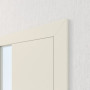 Detailansicht der Tür von Innentür-Set Linea 07 LA-07 reverse Weißlack mit Zarge und Drücker