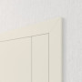 Detailansicht der Tür von Innentür-Set Linea 11 reverse Weißlack mit Zarge und Drücker