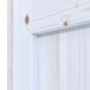 Detailansicht der Fräsung von Loft I Fichte weiß pigmentiert Massivholz Innentür - Radex