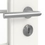 Detailansicht der Oberfläche von JELD-WEN Innentür Shape 2F/3F Brillantweiß ähnlich RAL 9016 ExpertLack mit Lichtausschnitt LA-1G