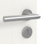 Detailansicht der Oberfläche von GARANT Objektinnentür Authentic Bianco CePaL mit Lichtausschnitt LA-4 bandseitig