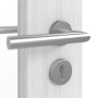 Detailansicht der Oberfläche von GARANT Objektinnentür Authentic Grigio GCK08 mit Lichtausschnitt LA-4 schlossseitig