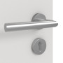 Detailansicht der Oberfläche von GARANT Objektinnentür 0160-60 Silver Grey CePaL mit Lichtausschnitt LA-9