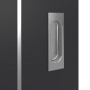 Detailansicht der Oberfläche von GARANT Schiebetür Aura 851 Matt RAL 9005 G-TEC