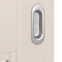 Detailansicht der Oberfläche von Schiebetür TM-36 Fichte astig weiß Massivholz