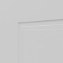 Detailansicht der Fräsung von JELD-WEN Wohnungseingangstür Contour 4FS Nickelgrau ähnl. RAL 7047 ExpertLack