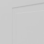 Detailansicht der Fräsung von JELD-WEN Wohnungseingangstür Shape 4FS Nickelgrau ähnl. RAL 7047 ExpertLack