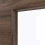 Detailansicht des Lichtausschnitts von HÖRMANN Innentür Alpineiche quer Duradecor ProLine mit Lichtausschnitt LA 11