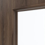 Detailansicht des Lichtausschnitts von HÖRMANN Innentür Alpineiche Duradecor ProLine mit Lichtausschnitt LA 27