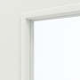 Detailansicht des Lichtausschnitts von WESTAG Innentür Sira Weiß ähnl. RAL 9003 Westalack Soft mit Lichtausschnitt LA-1 mittig