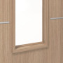 Detailansicht des Lichtausschnitts von WESTAG Innentür Lineo Typ 3705  Eiche Eleganzia Ei 342 Portalit CPL mit Lichtausschnitt LA-1 mittig