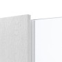 Detailansicht des Lichtausschnitts von HÖRMANN Innentür Pure 1 Eiche Weiß Duradecor DesignLine mit Lichtausschnitt Bandseite