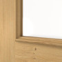 Detailansicht des Lichtausschnitts von Innentür TE-38 Eiche astig Massivholz