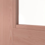 Detailansicht des Lichtausschnitts von Innentür TM-32 Buche Massivholz
