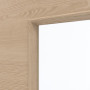 Detailansicht des Lichtausschnitts von GARANT Objektinnentür Quer Authentic Achat GCK08 mit Lichtausschnitt LA-4 bandseitig