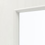 Detailansicht des Lichtausschnitts von GARANT Objektinnentür Authentic Bianco CePaL mit Lichtausschnitt LA-4 schlossseitig