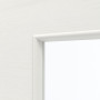Detailansicht des Lichtausschnitts von GARANT Schiebetür Corona 732 Quer Authentic Bianco CePaL mit Lichtausschnitt LA-4 mittig
