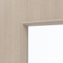 Detailansicht des Lichtausschnitts von GARANT Schiebetür Corona 834 Authentic Akazie CePaL mit Lichtausschnitt LA-4 schlossseitig