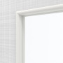 Detailansicht des Lichtausschnitts von LEBO Schiebetür Cotton Like Weiß ähnl. RAL 9016 Versio mit Lichtausschnitt LA 24 bandseitig