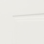 Detailansicht der Fräsung von JELD-WEN Innentür Contour 1F Brillantweiß ähnlich RAL 9016 ExpertLack