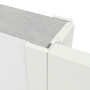 Detailansicht der Zarge von CLASSEN Innentür-Set Weiß RAL 9003 CPL 4.1 stumpfeinschlagend mit Zarge und Drücker
