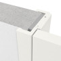 Deatilansicht des Querschnitts von HÖRMANN Innentür-Set Weiß RAL 9016 ProLine Duradecor stumpfeinschlagend mit Zarge und Drücker