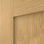 Detailansicht der Fräsung von Innentür TM-32 Eiche astarm Massivholz