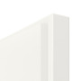 Detailansicht der Reverse-Kante von Innentür-Set Cofi 05 reverse Weißlack RAL 9016 mit Zarge und Drücker - Deine Tür