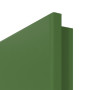 Detailansicht der runden Kante von RAL 6010 Grasgrün Innentür - Lebo