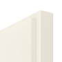 Detailansicht der Kante von Innentür-Set Linea 11 reverse Weißlack mit Zarge und Drücker