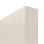 Detailansicht der stumpfen Kante von GARANT Schiebetür Authentic Perl CePaL mit Lichtausschnitt LA-3 Sprosse SP10