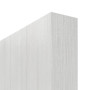 Detailansicht der stumpfen Kante von GARANT Schiebetür Authentic Grigio GCK08 mit Lichtausschnitt LA-6