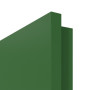 Detailansicht der eckigen Kante von RAL 6001 Smaragdgrün Innentür - Lebo