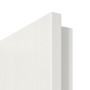 Detailansicht der Premiumkante von GARANT Zimmertür Authentic Bianco GCK08 mit Lichtausschnitt LA-2 Sprosse SP4