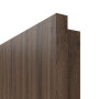 Detailansicht der eckigen Kante von HÖRMANN Innentür Alpineiche Duradecor ProLine mit Lichtausschnitt LA 8