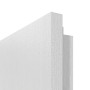 Detailansicht der eckigen Kante von HÖRMANN Innentür Rail 1 Eiche Weiß Duradecor DesignLine