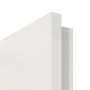 Detailansicht der eckigen Kante von GARANT Objektinnentür Quer Authentic Bianco CePaL mit Lichtausschnitt LA-4 mittig