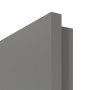 Detailansicht der eckigen Kante von GARANT Zimmertür Aura 834 Matt Staubgrau 7037 G-TEC