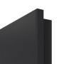 Detailansicht der kleinen Rundkante von GARANT Zimmertür Aura 851 Matt RAL 9005 G-TEC