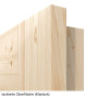 Detailansicht der Oberfläche von Loft I Fichte Massivholz Innentür - Radex