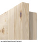 Detailansicht der Oberfläche von Typ 6002-04N Kiefer Massivholz Innentür - Radex